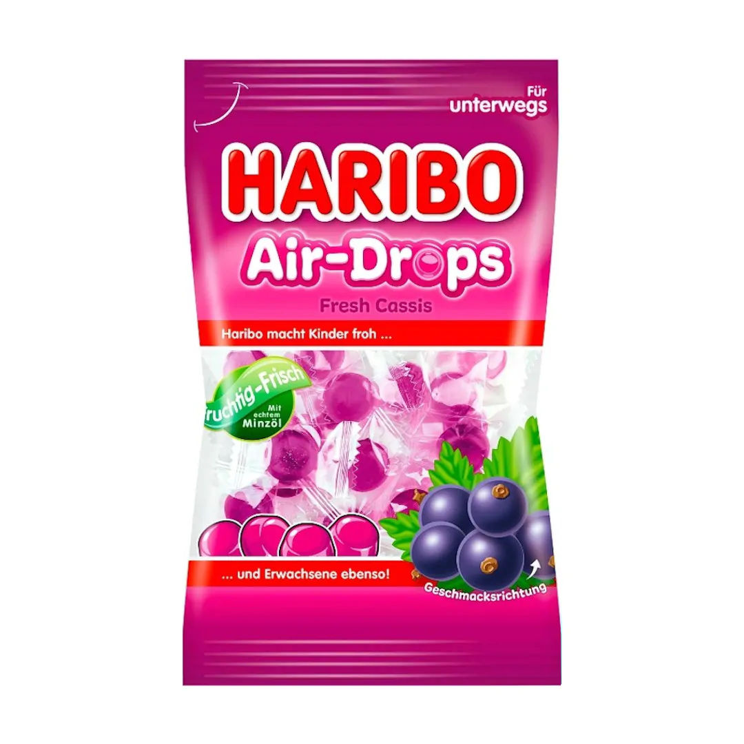 Haribo Air-Drops Fresh Cassis 100g